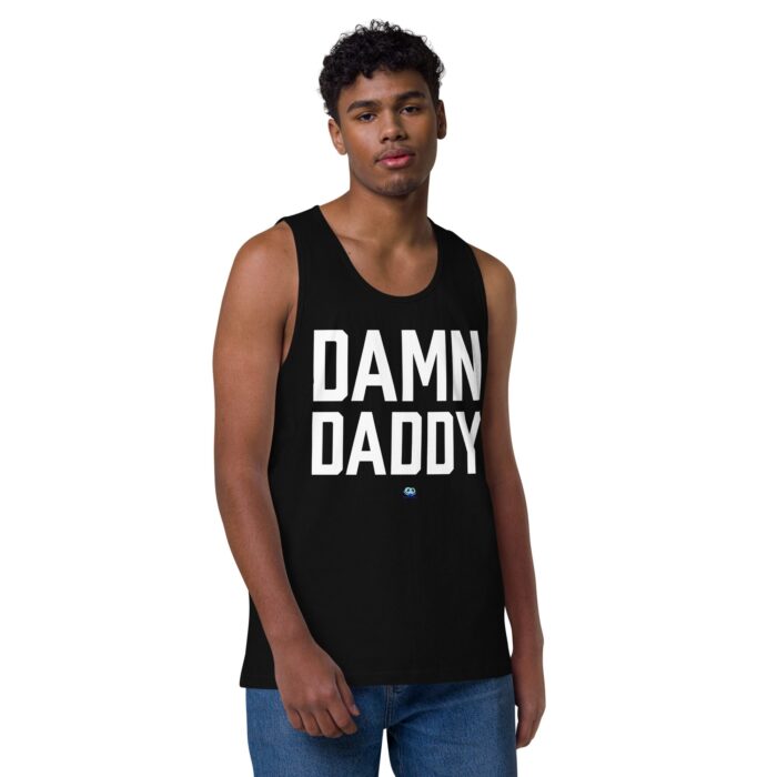 Men’s premium tank top - Damn Daddy - Image 2