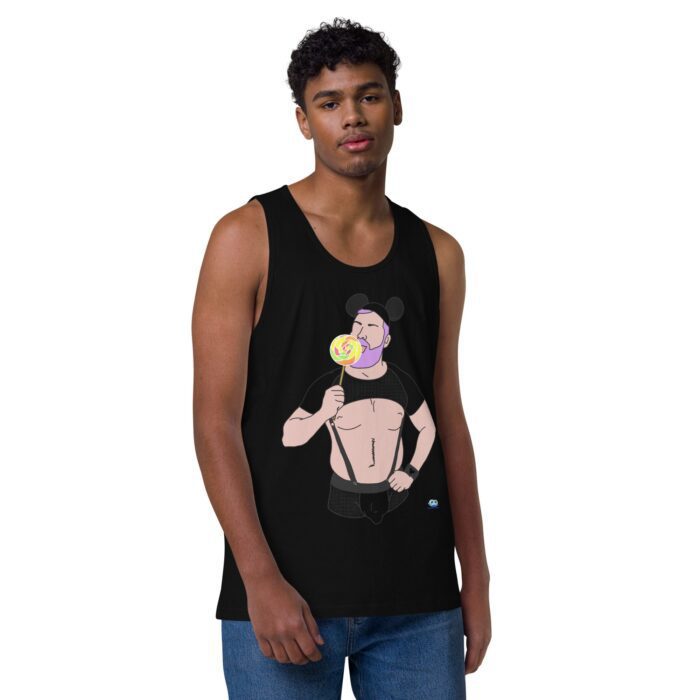 Men’s premium tank top - Disney Sucker - Image 2