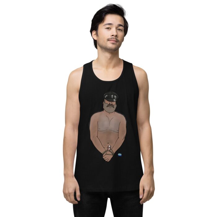 Men’s premium tank top - Hairy Daddy - Image 2