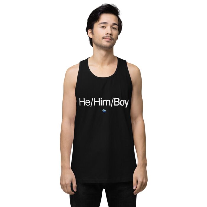 Men’s premium tank top - He/Him/Boy - Image 2