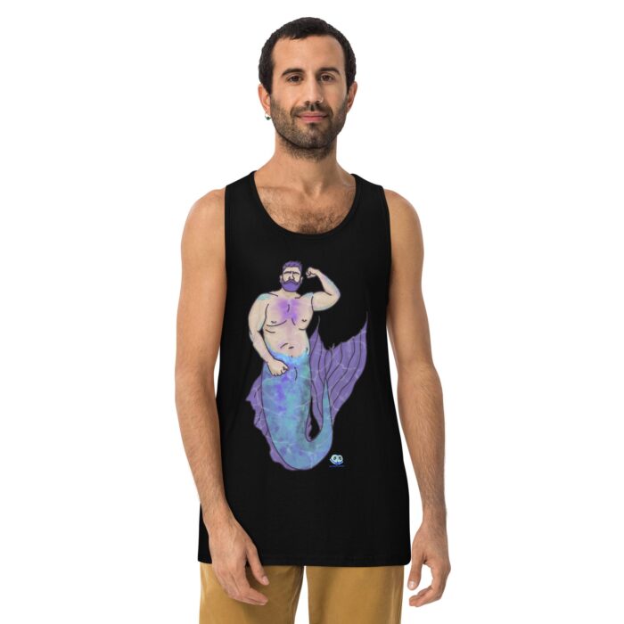 Men’s premium tank top - MerCub Purple - Image 2