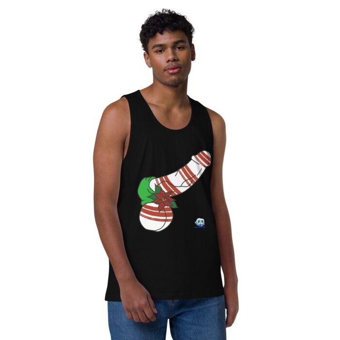 Men’s premium tank top - Peppermint Dick - Image 2