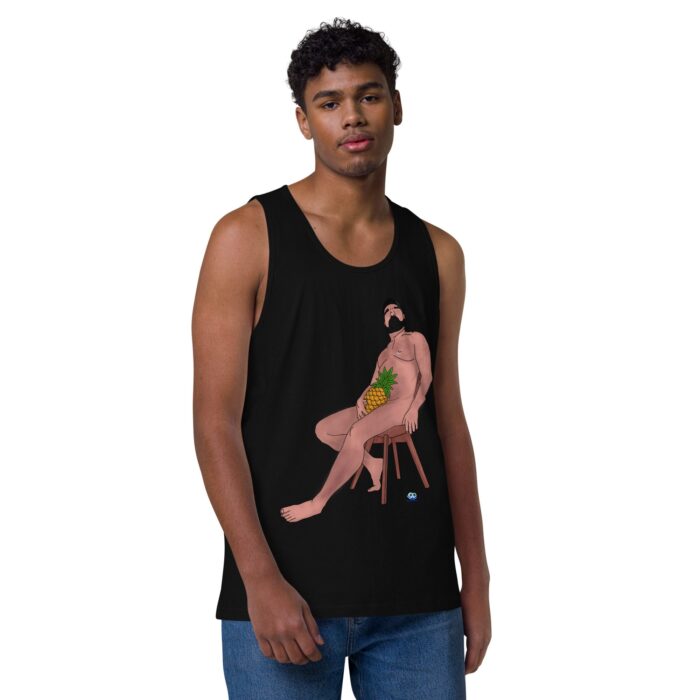 Men’s premium tank top - Pineapple Makes It Sweet - Image 2