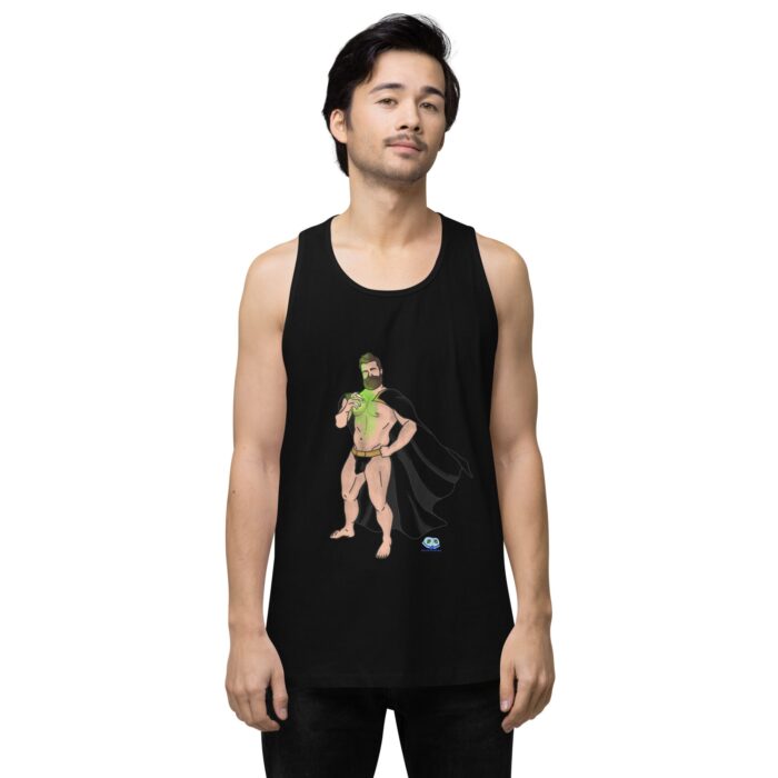 Men’s premium tank top - Powerful - Image 2