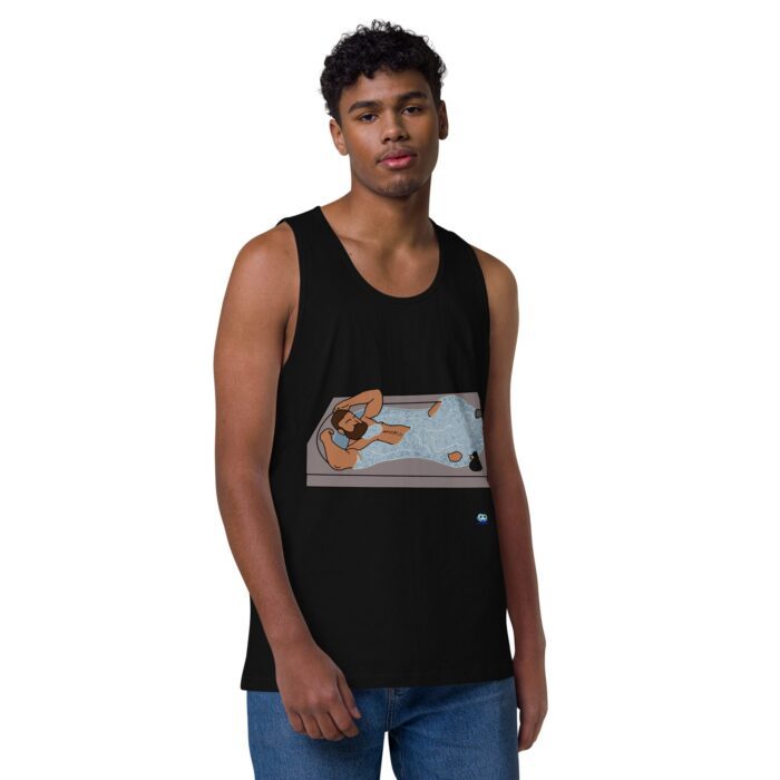 Men’s premium tank top - Rubber Ducky - Image 2