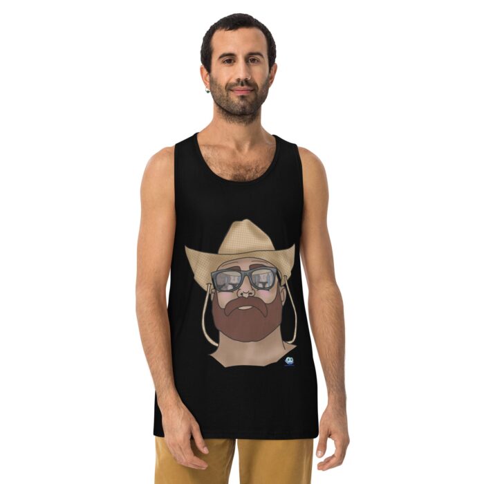 Men’s premium tank top - Sight Line - Image 2
