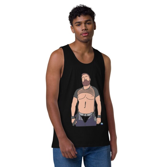 Men’s premium tank top - Strapping Young Cub - Image 2
