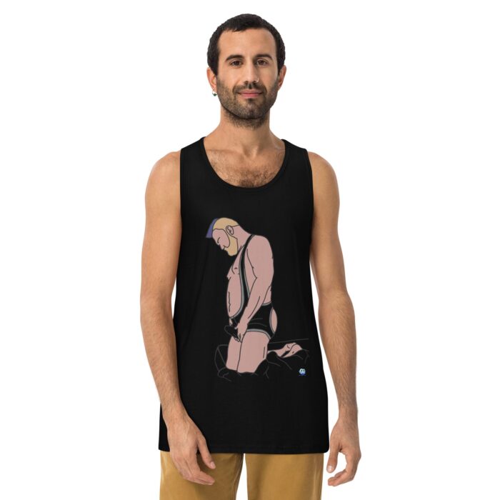 Men’s premium tank top - The Edge - Image 2
