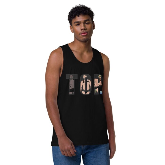 Men’s premium tank top - TOP Cutout - Image 2