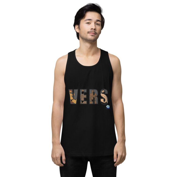 Men’s premium tank top - VERS Cutout - Image 2