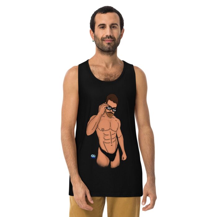 Men’s premium tank top - Wild - Image 2
