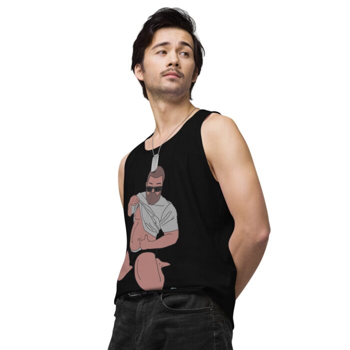 Men’s premium tank top - Belly Pride - Image 5