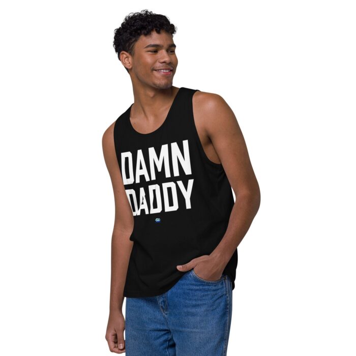 Men’s premium tank top - Damn Daddy - Image 4