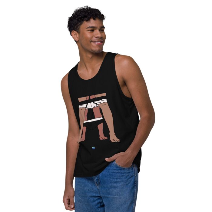 Men’s premium tank top - Dropped Drawers - Image 4