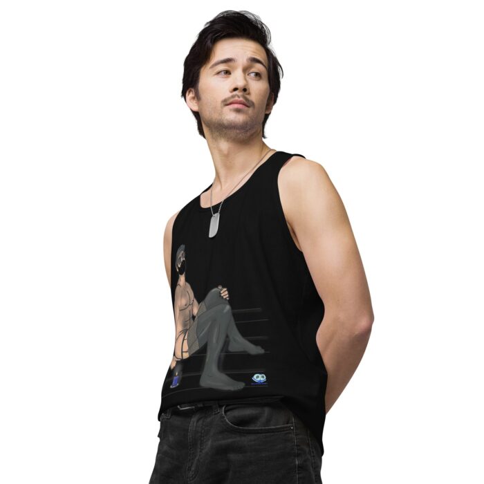 Men’s premium tank top - Leather and Lace - Image 5