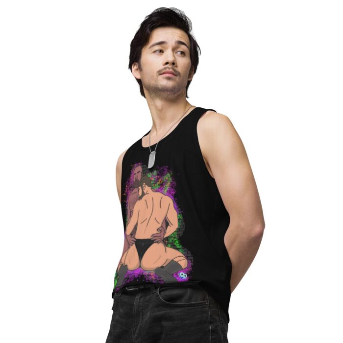 Men’s premium tank top - Mesh - Image 5