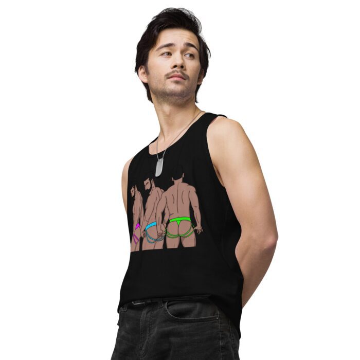 Men’s premium tank top - Neon Jocks - Image 5