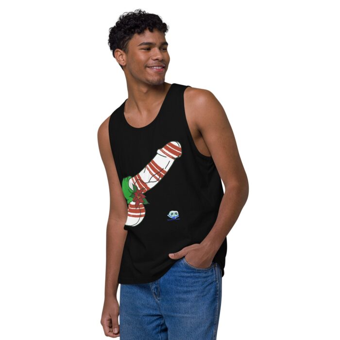 Men’s premium tank top - Peppermint Dick - Image 4