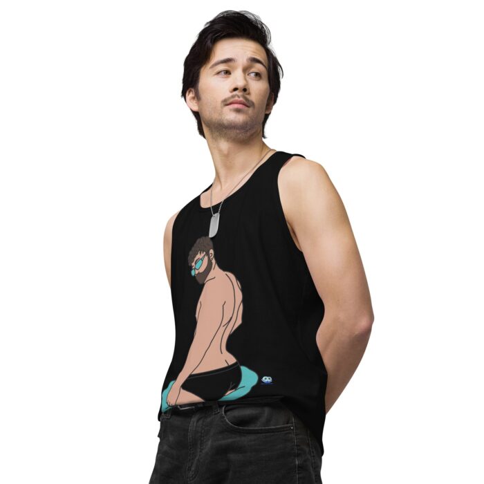 Men’s premium tank top - Pool Boy - Image 5