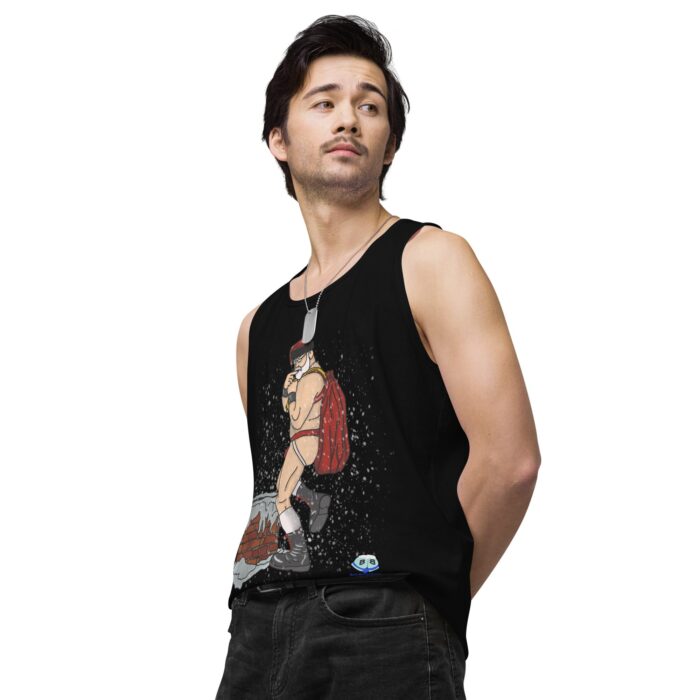 Men’s premium tank top - Santa's Sack - Image 5