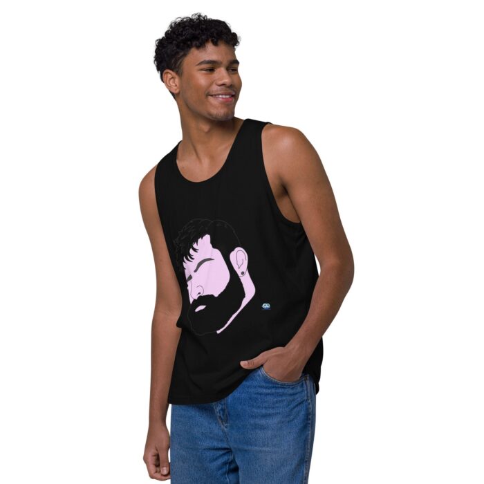 Men’s premium tank top - Smolder - Image 4