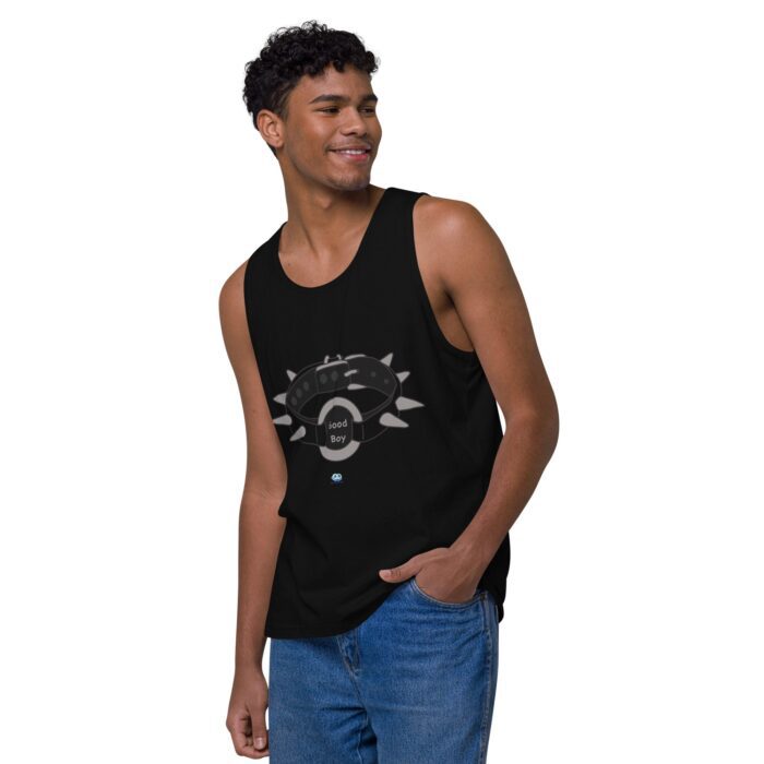 Men’s premium tank top - Spiked Collar - Image 4
