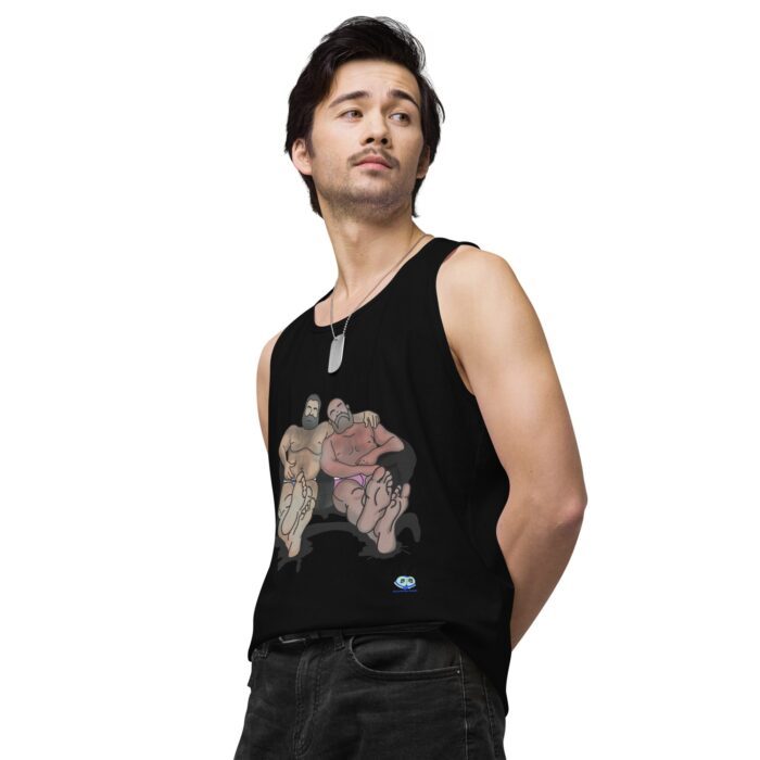 Men’s premium tank top - Staying In - Image 5