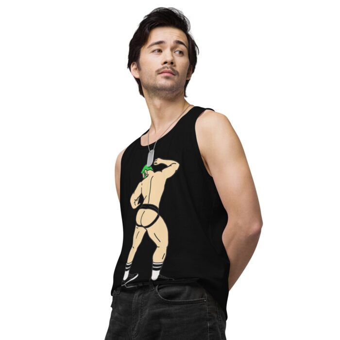 Men’s premium tank top - Up Against The Wall - Image 5