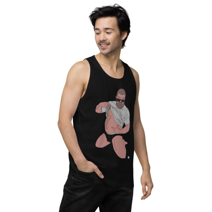 Men’s premium tank top - Belly Pride - Image 4