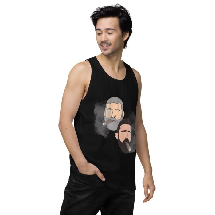 Men’s premium tank top - Cigars - Image 4
