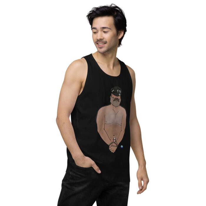 Men’s premium tank top - Hairy Daddy - Image 4