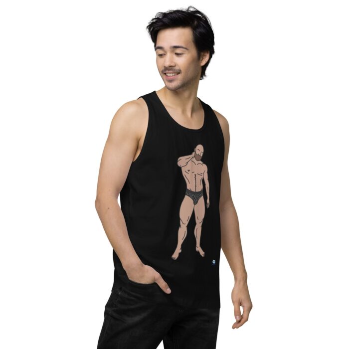 Men’s premium tank top - Leopard Bikini - Image 4