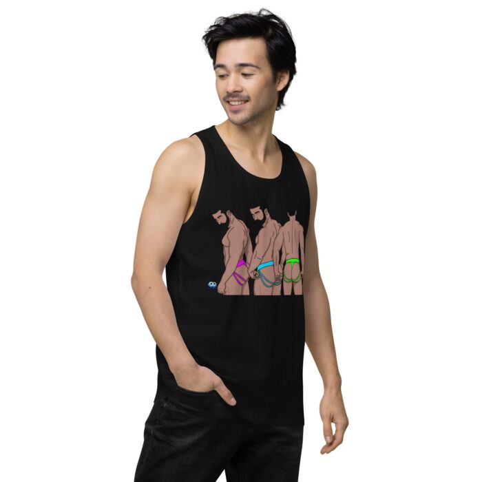 Men’s premium tank top - Neon Jocks - Image 4