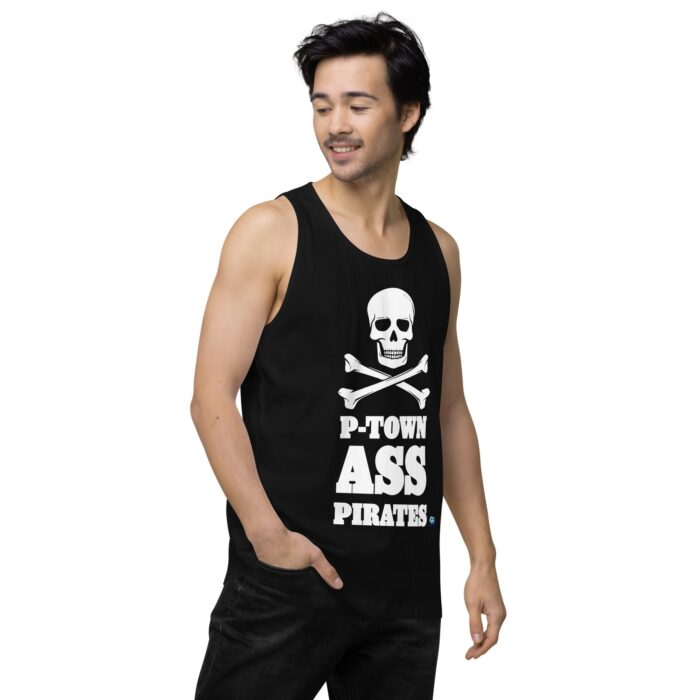 Men’s premium tank top - P-Town Ass Pirates - Image 4