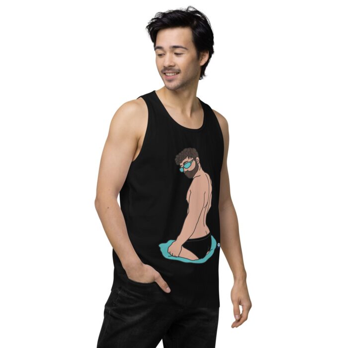 Men’s premium tank top - Pool Boy - Image 4