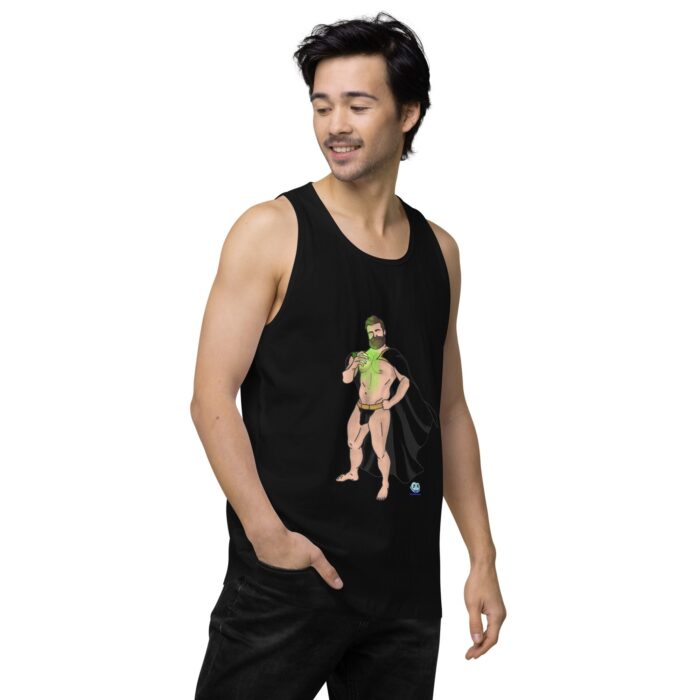 Men’s premium tank top - Powerful - Image 4