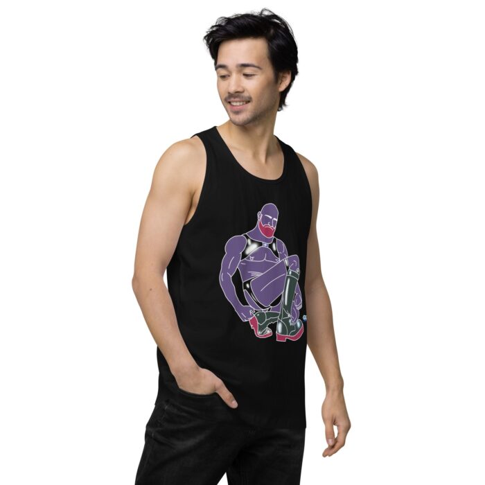 Men’s premium tank top - Rubber Daddy - Image 4