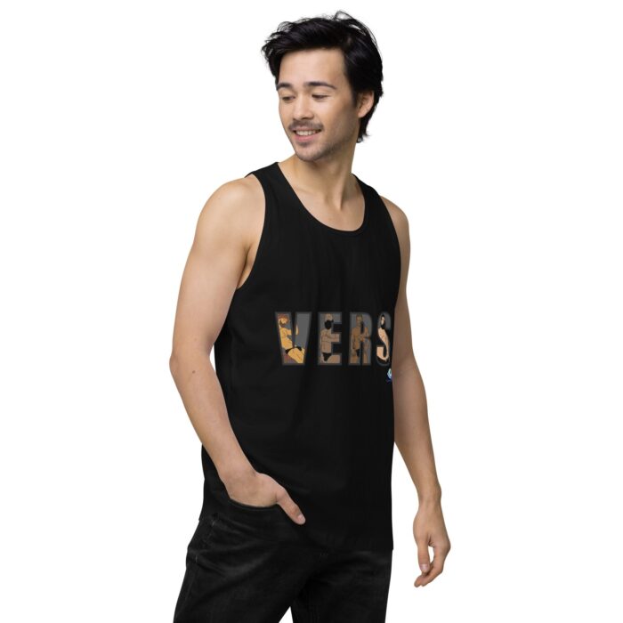 Men’s premium tank top - VERS Cutout - Image 4