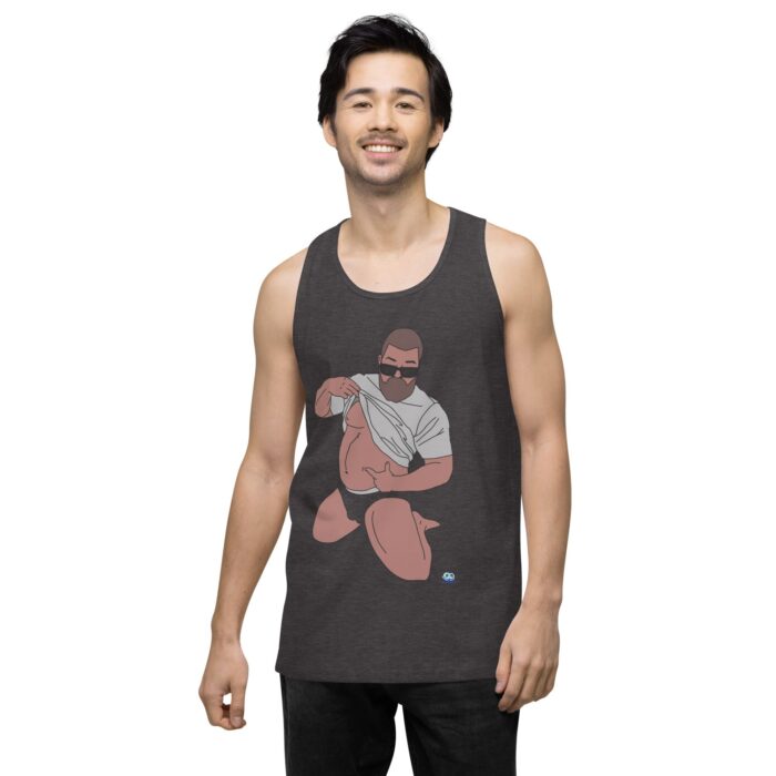 Men’s premium tank top - Belly Pride - Image 23
