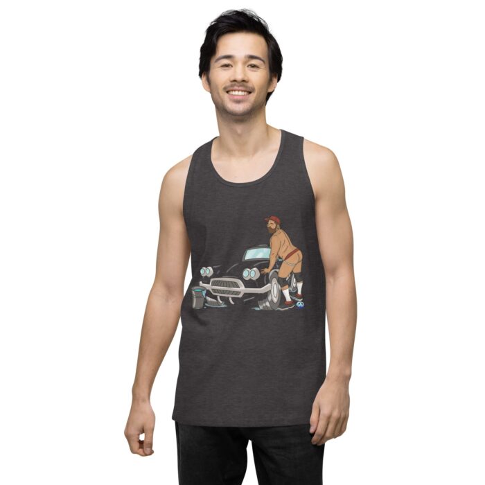Men’s premium tank top - Car Wash - Image 11