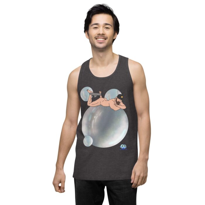 Men’s premium tank top - Bubbles - Image 23
