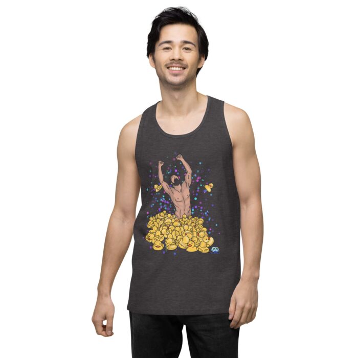 Men’s premium tank top - Cruising for Ducks - Image 23