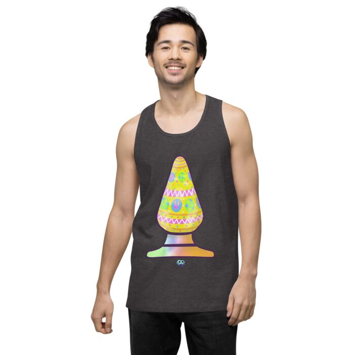 Men’s premium tank top - Easter Egg Butt Plug - Image 13