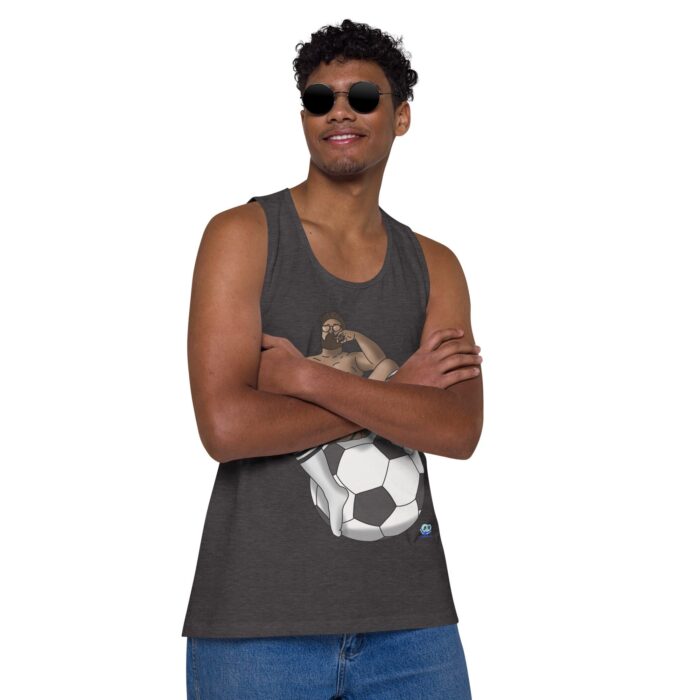 Men’s premium tank top - Futbal / Soccer - Image 19