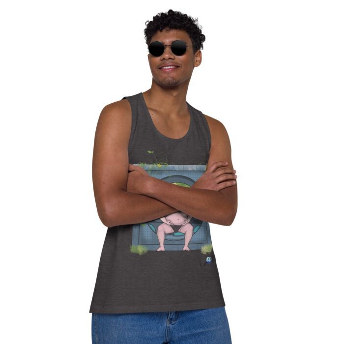 Men’s premium tank top - Heavy Meditation - Image 15