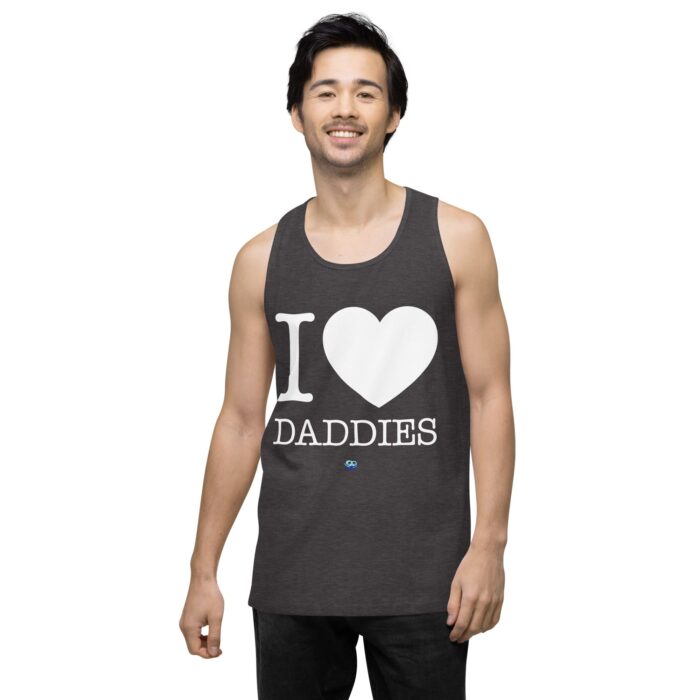 Men’s premium tank top - I Heart Daddies - Image 23