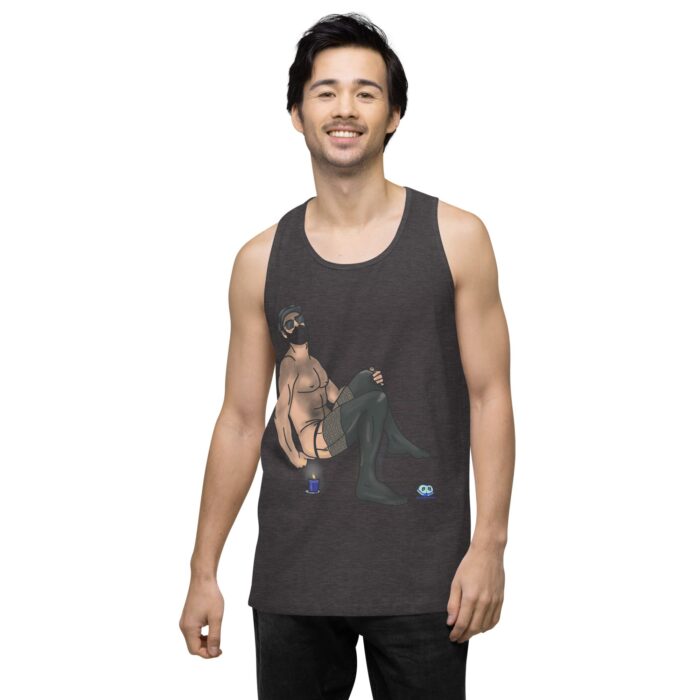 Men’s premium tank top - Leather and Lace - Image 23