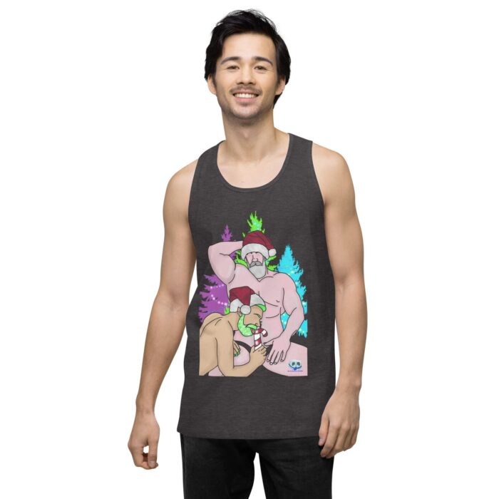 Men’s premium tank top - Peppermint Stick - Image 22