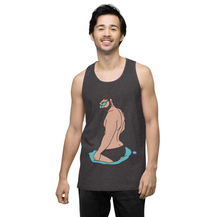 Men’s premium tank top - Pool Boy - Image 22