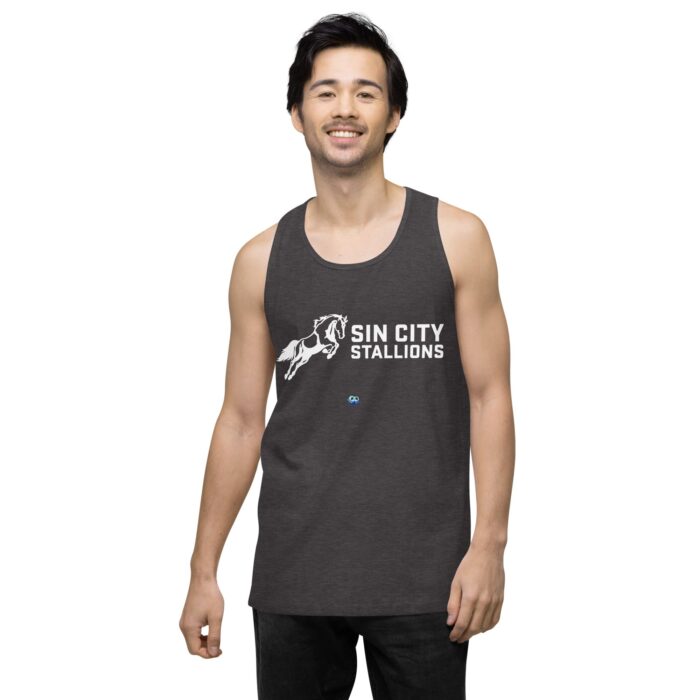 Men’s premium tank top - Sin City Stallions - Image 23